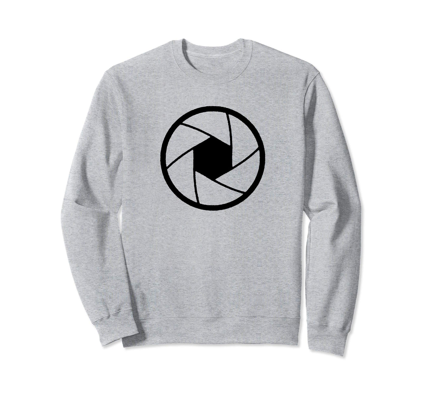 Minimalist Camera Shutter Simple Sweatshirt - Graphic Print Men Women - T-Shirt, Sweatshirt, Hoodie