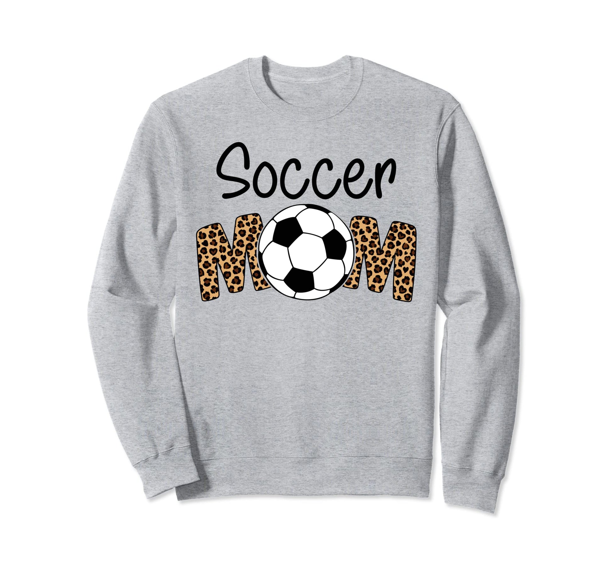 Soccer Mom Leopard Funny Soccer Sweatshirt - Streetwear Style Men Women - T-Shirt, Sweatshirt, Hoodie