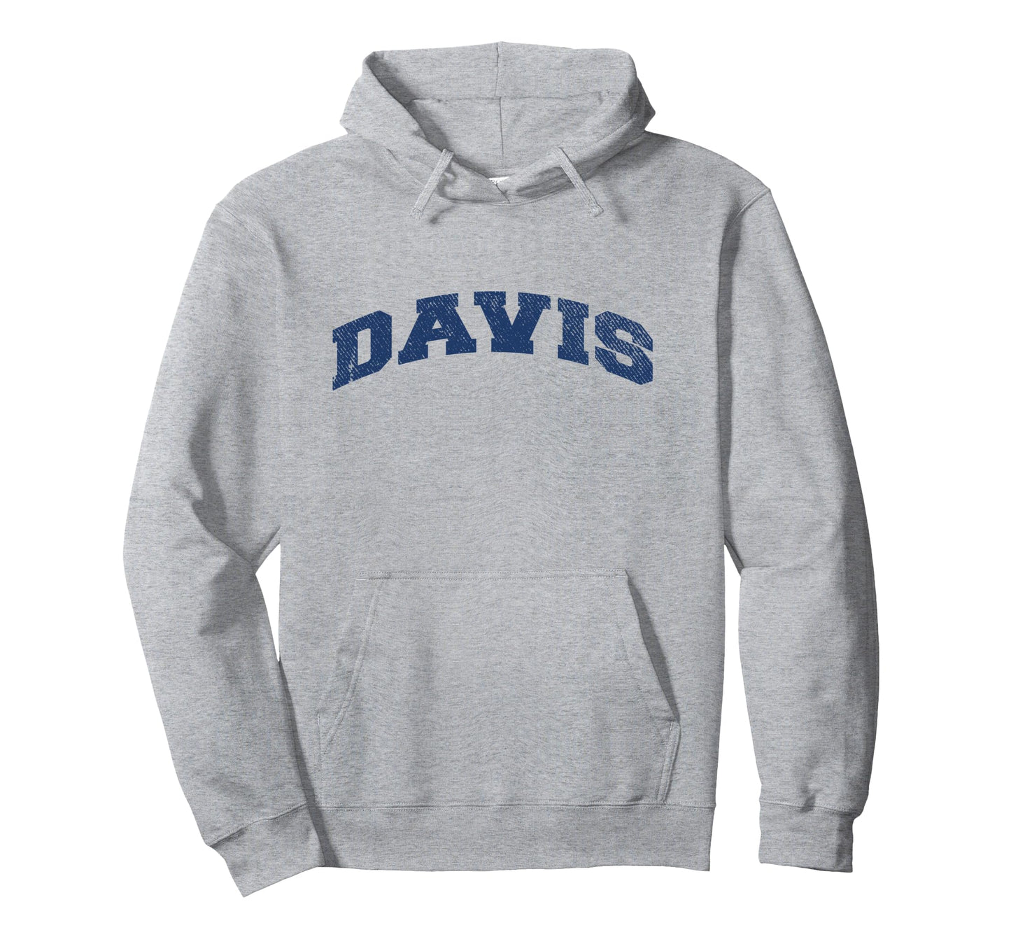Davis California Varsity Grey Hoodie - Streetwear Style Men Women - T-Shirt, Sweatshirt, Hoodie