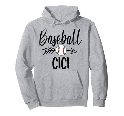 Baseball Cici Arrow Fathers Mothers Hoodie - Custom Art Print for Adults - T-Shirt, Sweatshirt, Hoodie
