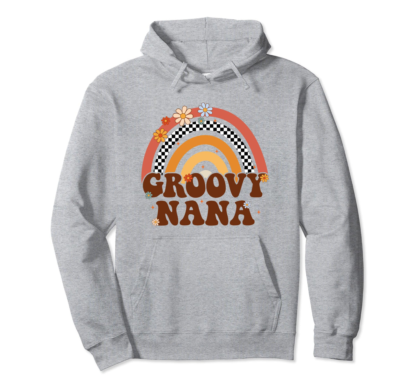 Groovy Nana Matching Family Rainbow 1St Hoodie - Novelty Apparel Men Women - T-Shirt, Sweatshirt, Hoodie