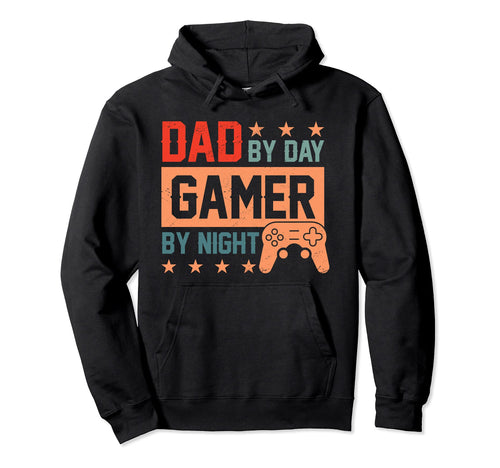 Dad Day Gamer Night Video Game Console Hoodie - Graphic Print for Adults - T-Shirt, Sweatshirt, Hoodie