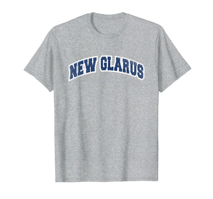 New Glarus Wisconsin Varsity T-Shirt - Aesthetic Graphic for Adults - T-Shirt, Sweatshirt, Hoodie