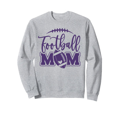 Womens Game Day Purple And White Sweatshirt - Minimalist Print for Adults - T-Shirt, Sweatshirt, Hoodie