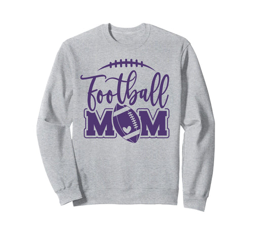 Womens Game Day Purple And White Sweatshirt - Minimalist Print for Adults - T-Shirt, Sweatshirt, Hoodie