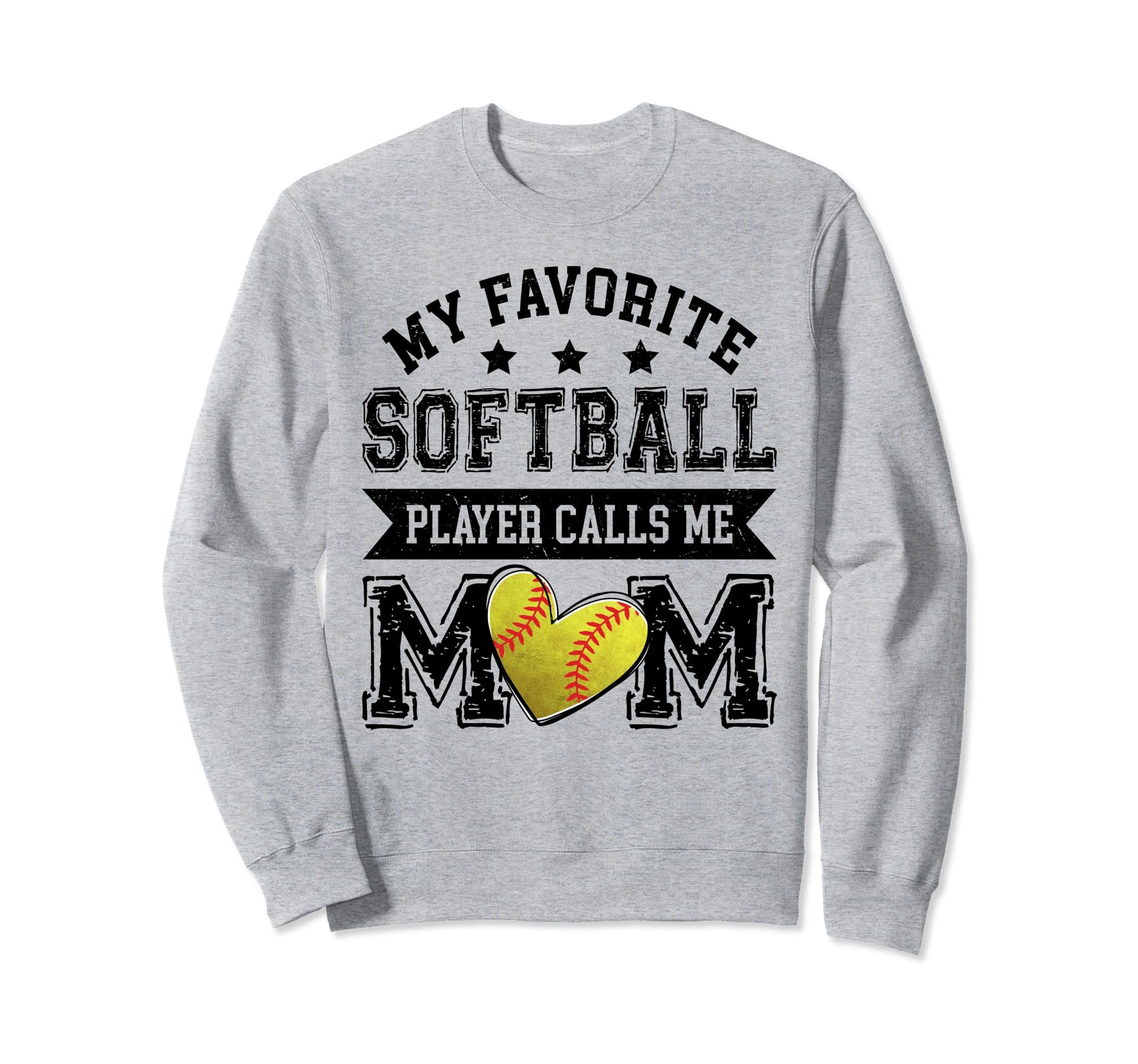 Softball Mom My Favorite Softball Sweatshirt - Streetwear Style for Adults - T-Shirt, Sweatshirt, Hoodie