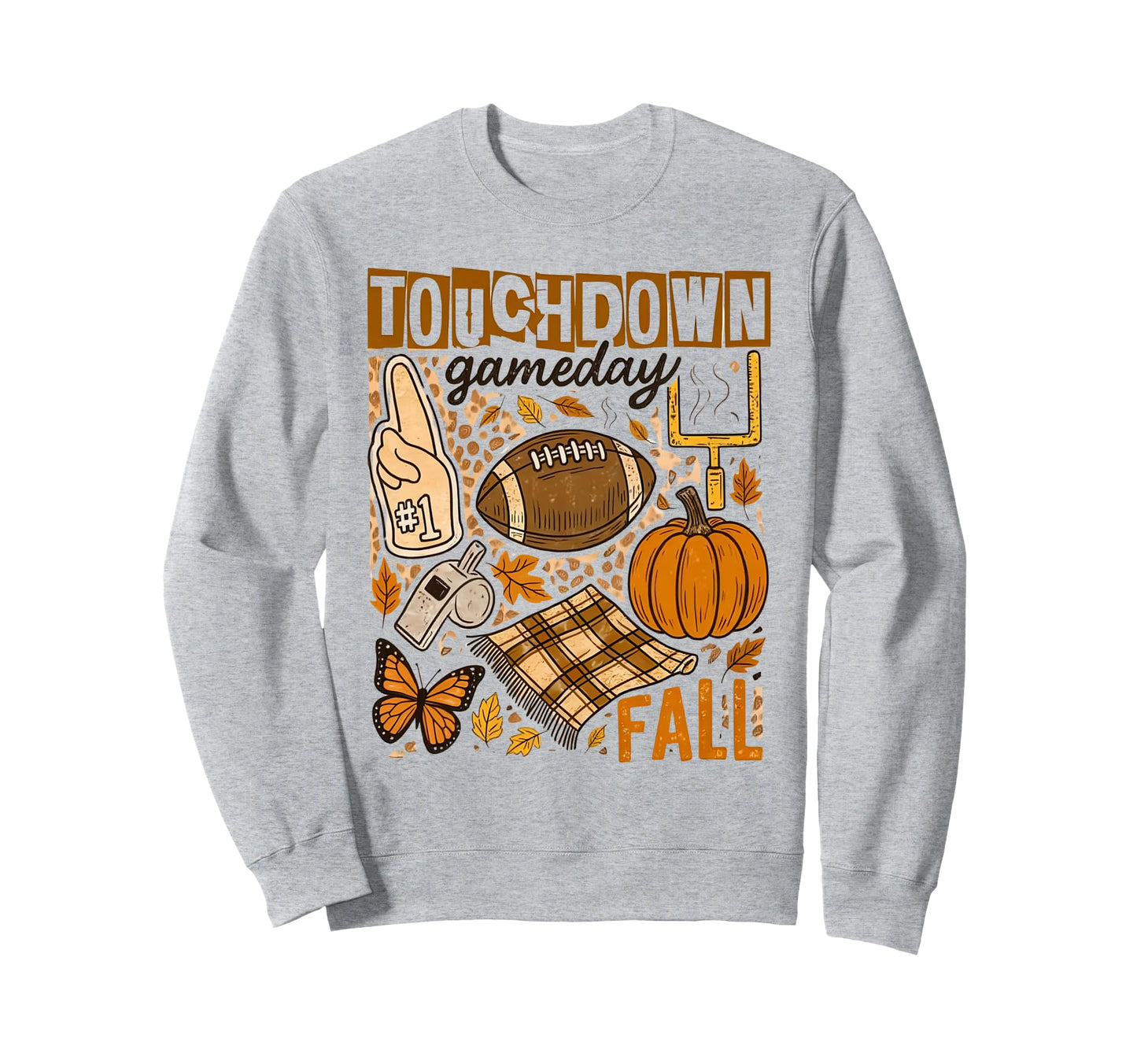 Touchdown Football Mom Streetwear Sweatshirt - Streetwear Style Men Women - T-Shirt, Sweatshirt, Hoodie