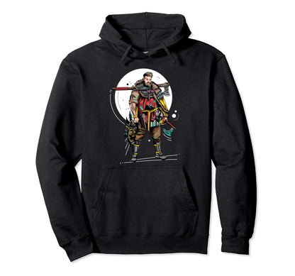 Viking Warrior Stays Loyal To Justice Hoodie - Minimalist Print Unisex - T-Shirt, Sweatshirt, Hoodie