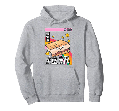 Happy Smore Digital Japan 80S Otaku Hoodie - Streetwear Style for Adults - T-Shirt, Sweatshirt, Hoodie