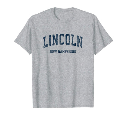 Lincoln New Hampshire Nh Varsity Sports T-Shirt - Aesthetic Graphic Unisex - T-Shirt, Sweatshirt, Hoodie