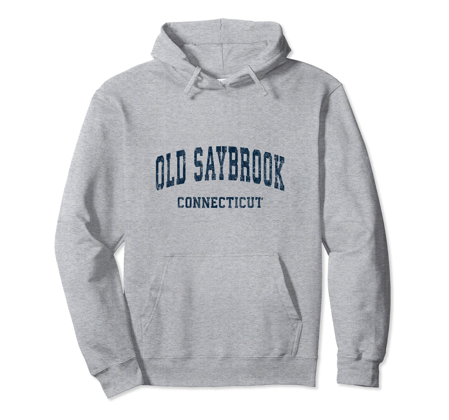 Old Saybrook Connecticut Ct Varsity Hoodie - Fun Novelty Design for Adults - T-Shirt, Sweatshirt, Hoodie