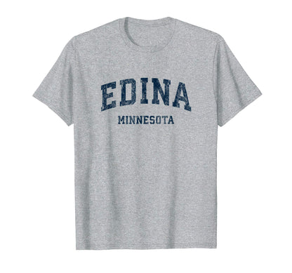 Edina Minnesota Mn Varsity Sports Navy T-Shirt - Streetwear Style Unisex - T-Shirt, Sweatshirt, Hoodie