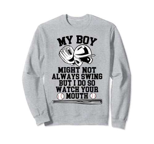 My Might Not Always Swing But I Do Sweatshirt - Unique Graphic for Adults - T-Shirt, Sweatshirt, Hoodie
