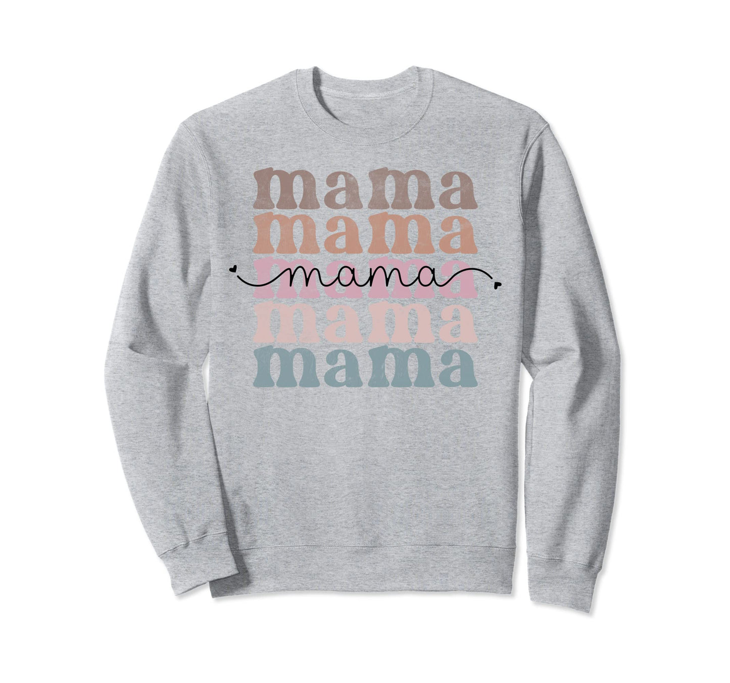 Groovy Boho Mama Mothers Day Sweatshirt - Graphic Print Men Women - T-Shirt, Sweatshirt, Hoodie