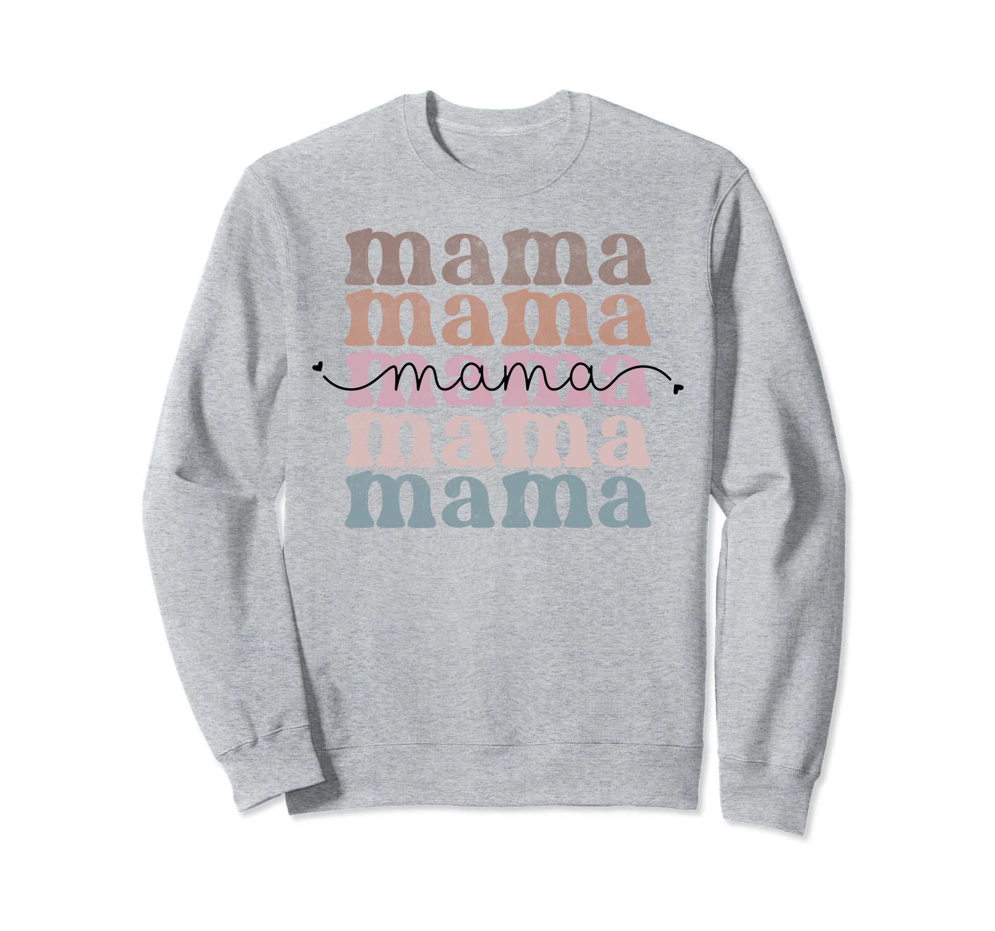 Groovy Boho Mama Mothers Day Sweatshirt - Graphic Print Men Women - T-Shirt, Sweatshirt, Hoodie