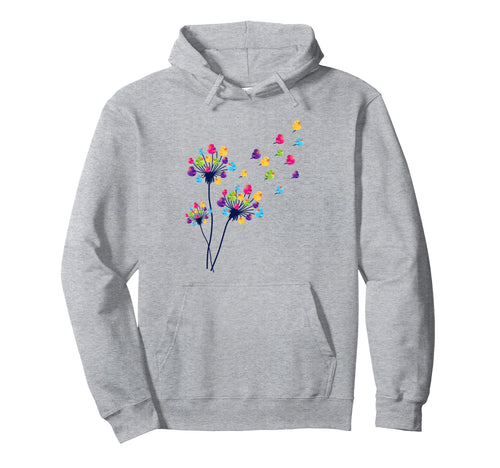 Dandelion Funny Yellow Rainbow Rubber Hoodie - Graphic Print Men Women - T-Shirt, Sweatshirt, Hoodie