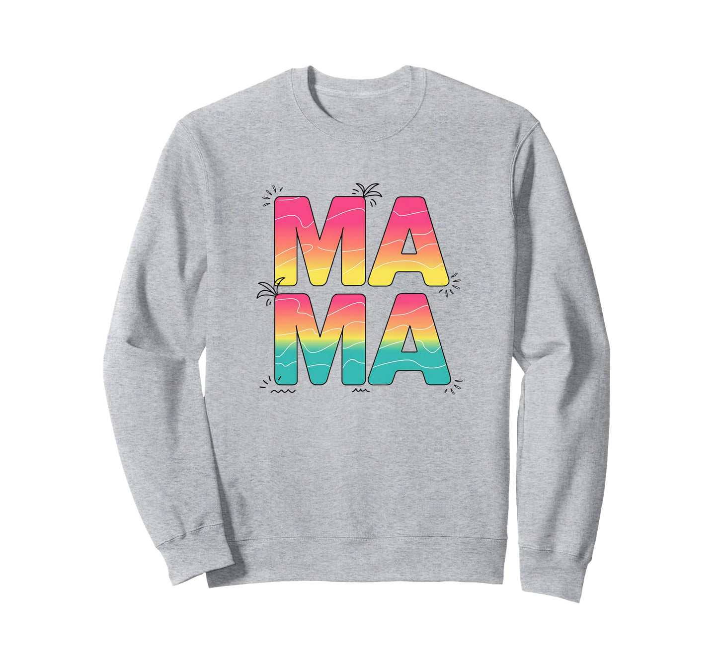 Mama Boho Sunset Sweatshirt - Novelty Apparel for Adults - T-Shirt, Sweatshirt, Hoodie