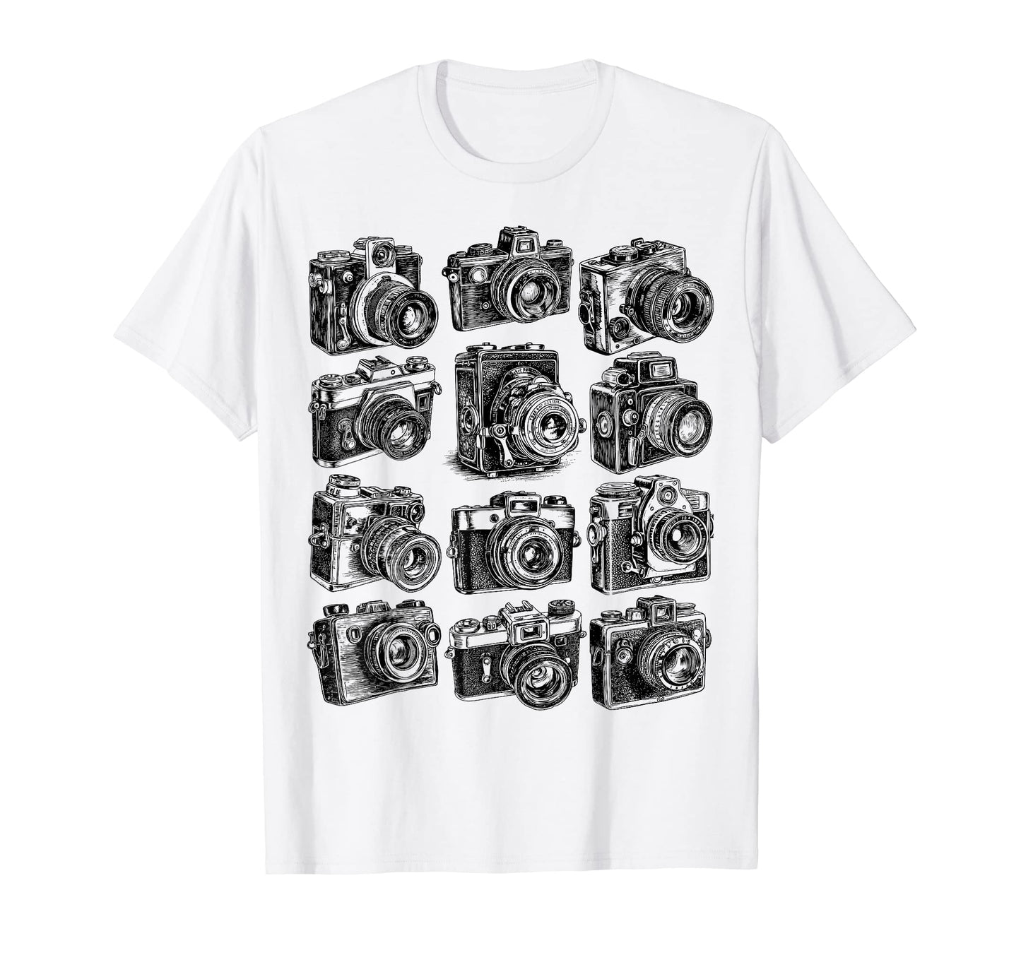 Cameras Photography T-Shirt - Casual Everyday Wear Unisex - T-Shirt, Sweatshirt, Hoodie