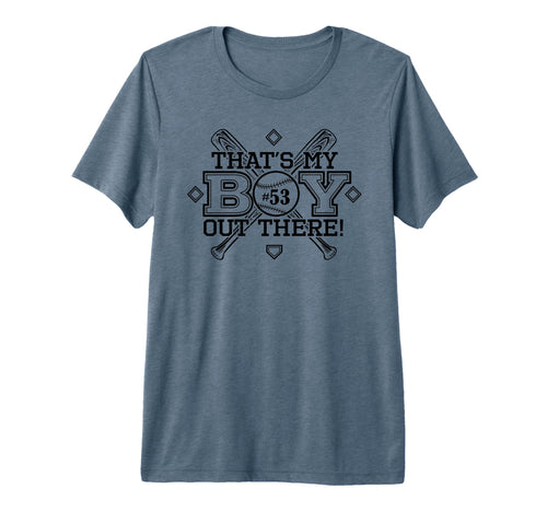Baseball Mom Dad Thats My Proud Parent T-Shirt - Graphic Print Men Women - T-Shirt, Sweatshirt, Hoodie
