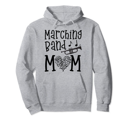 Marching Band Mom Trumpet Player Son Hoodie - Aesthetic Graphic Unisex - T-Shirt, Sweatshirt, Hoodie