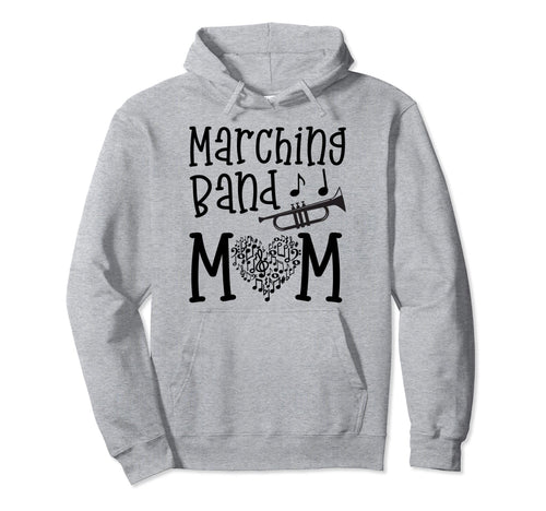 Marching Band Mom Trumpet Player Son Hoodie - Aesthetic Graphic Unisex - T-Shirt, Sweatshirt, Hoodie