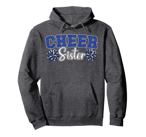 Cheer Sister My Favorite Cheerleader Hoodie - Graphic Print for Adults - T-Shirt, Sweatshirt, Hoodie