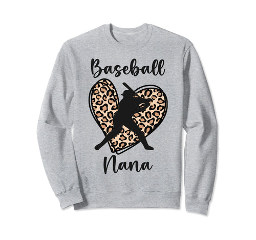 Baseball Nana Grandma Baseball Sweatshirt - Streetwear Style for Adults - T-Shirt, Sweatshirt, Hoodie