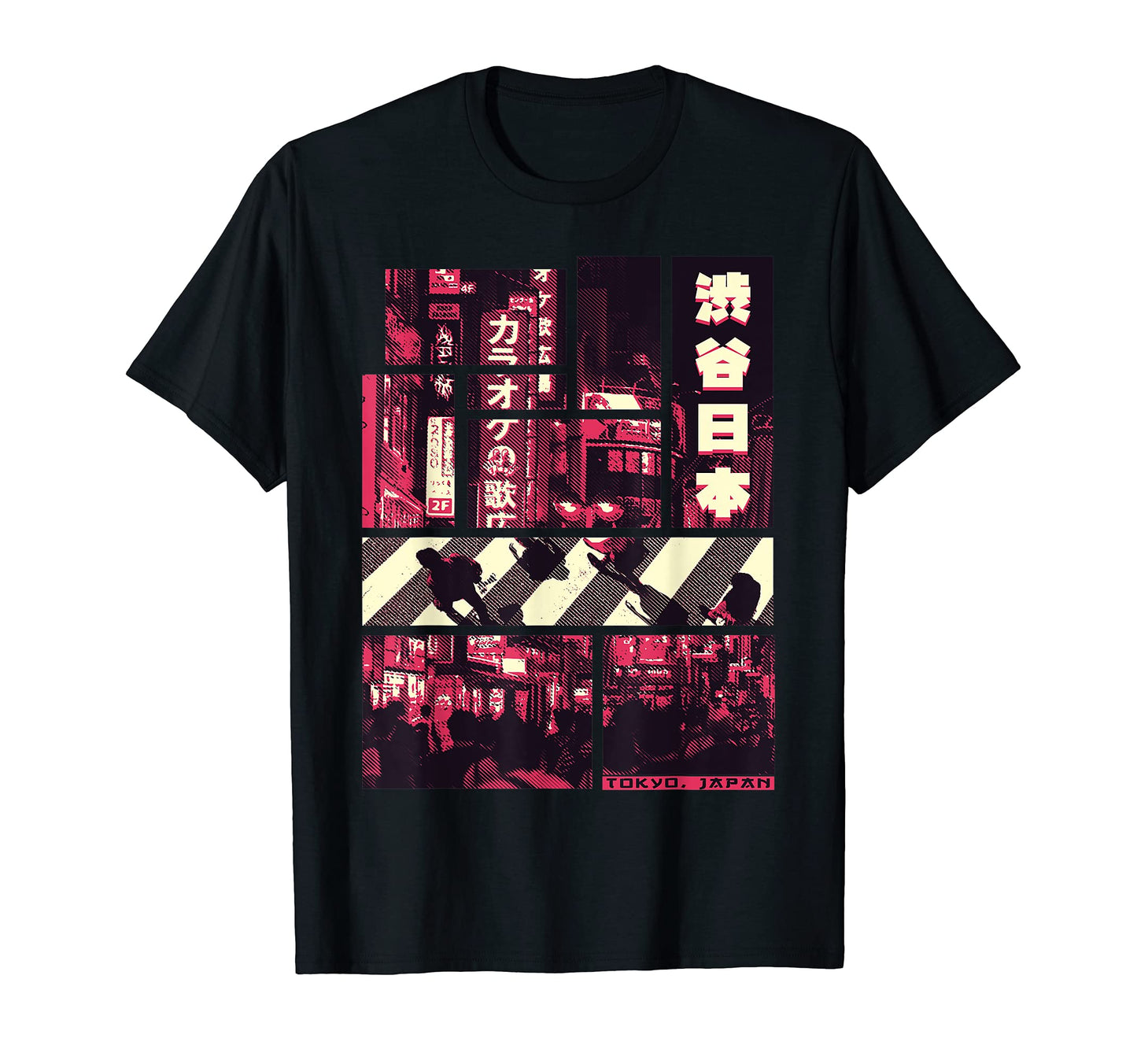 Tokyo City Japan Tokio Vaporwave T-Shirt - Trendy Graphic for Adults - T-Shirt, Sweatshirt, Hoodie