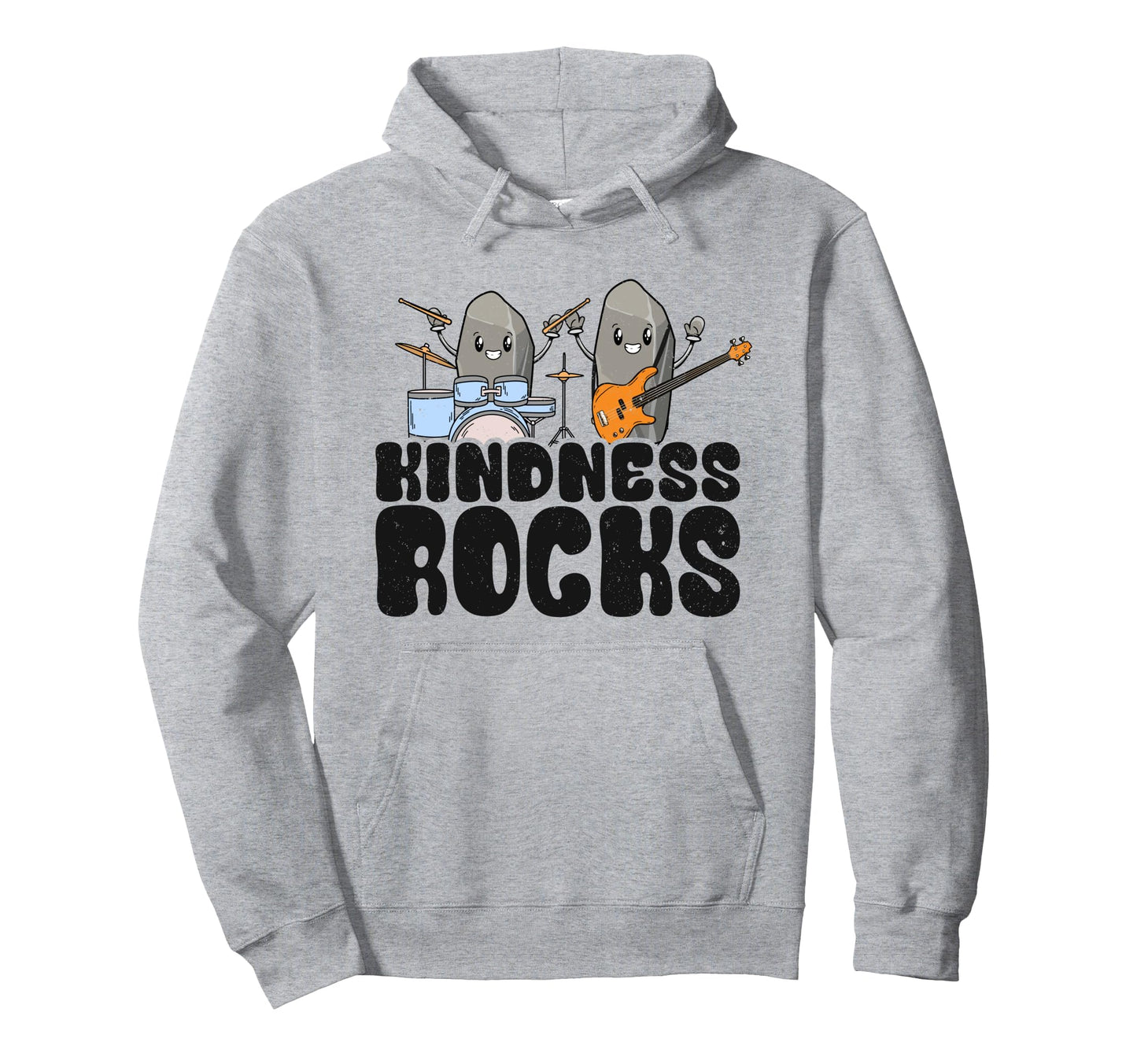 Anti Bullying Rainbow Hippie Music Hoodie - Casual Everyday Wear Unisex - T-Shirt, Sweatshirt, Hoodie