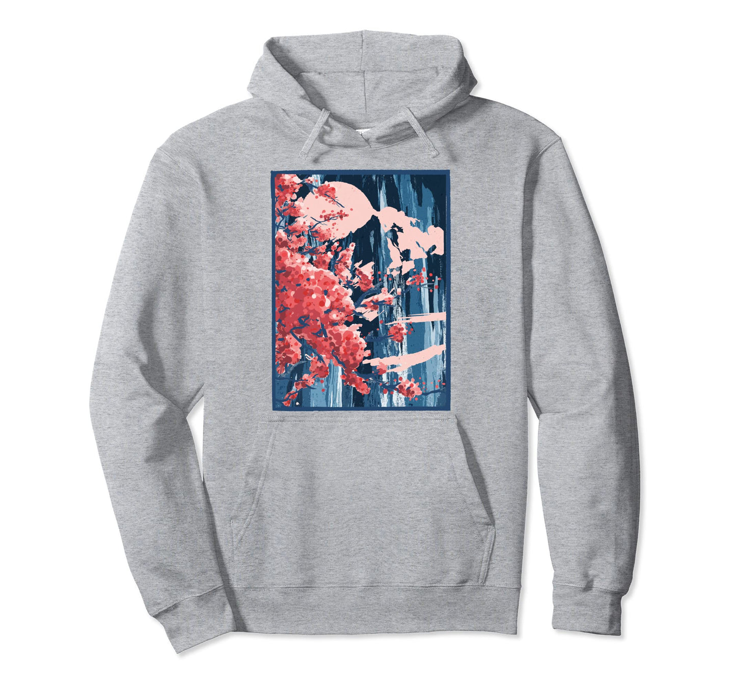 Aesthetic Vaporwave Cherry Japanese Hoodie - Novelty Apparel for Adults - T-Shirt, Sweatshirt, Hoodie