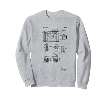 Camera Photographic Patent 1927 Sweatshirt - Streetwear Style for Adults - T-Shirt, Sweatshirt, Hoodie