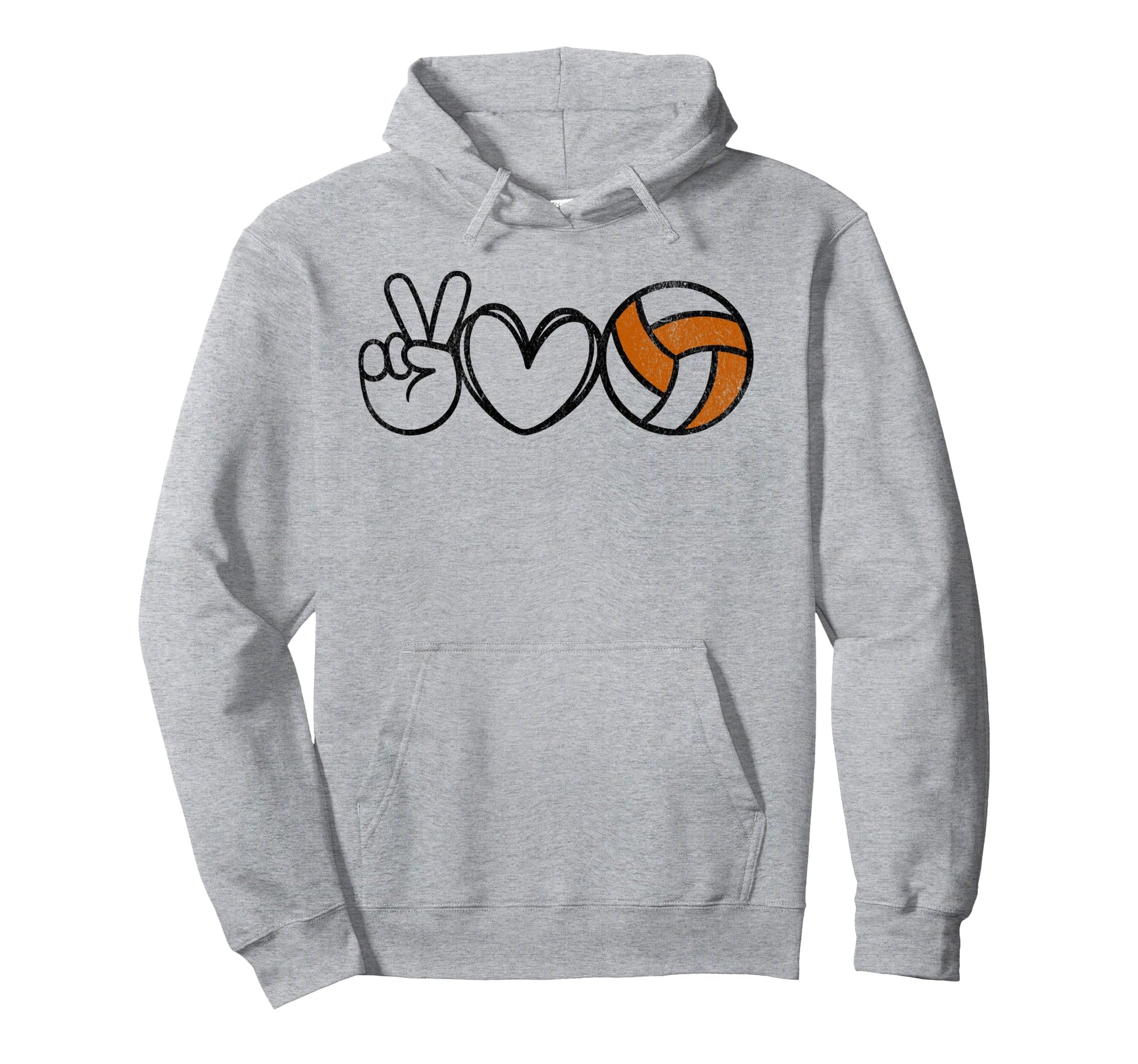 Peace Love Volleyball Texas Teen Tween Hoodie - Novelty Apparel Men Women - T-Shirt, Sweatshirt, Hoodie