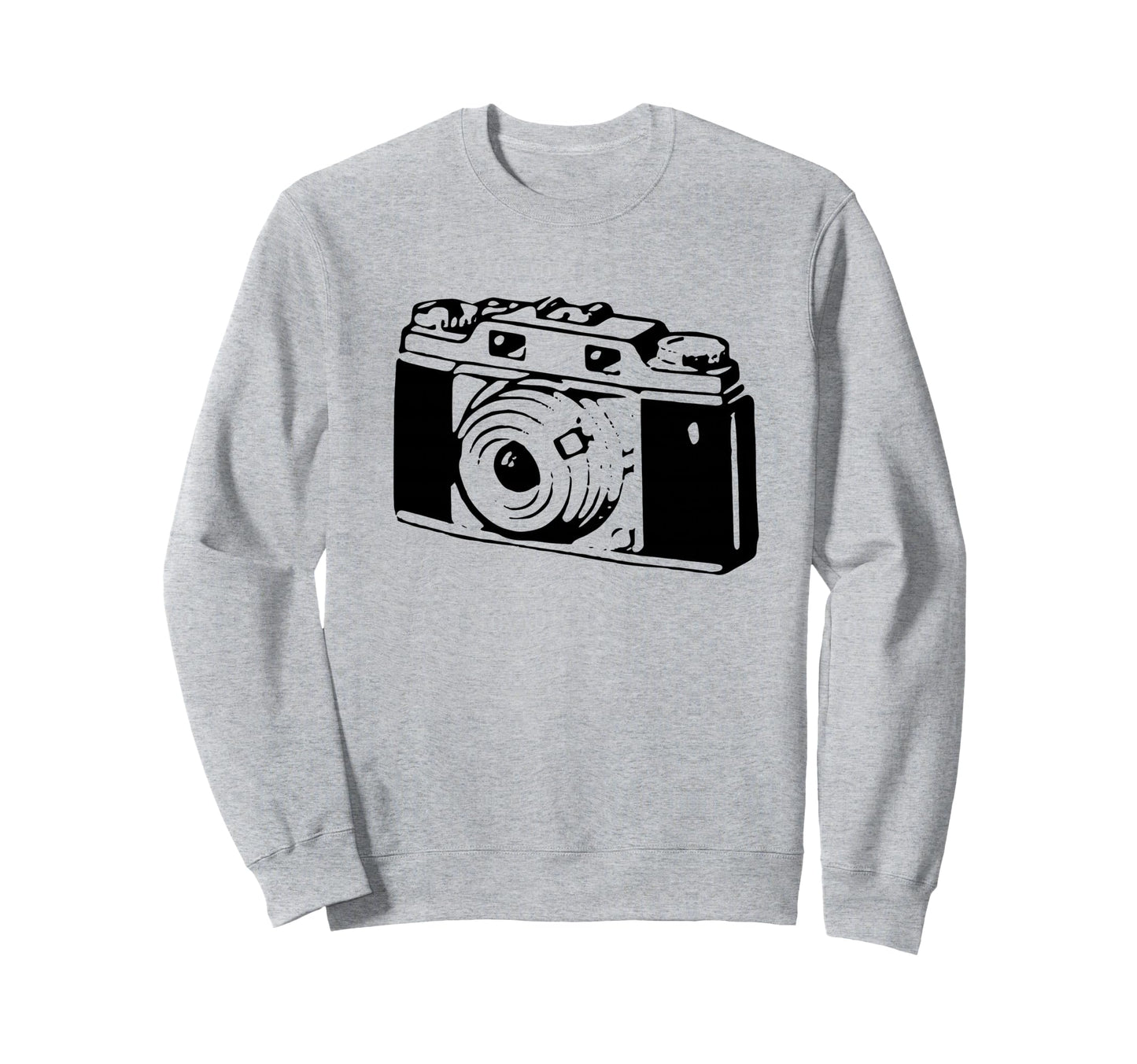 Camera Sweatshirt - Trendy Graphic for Adults - T-Shirt, Sweatshirt, Hoodie