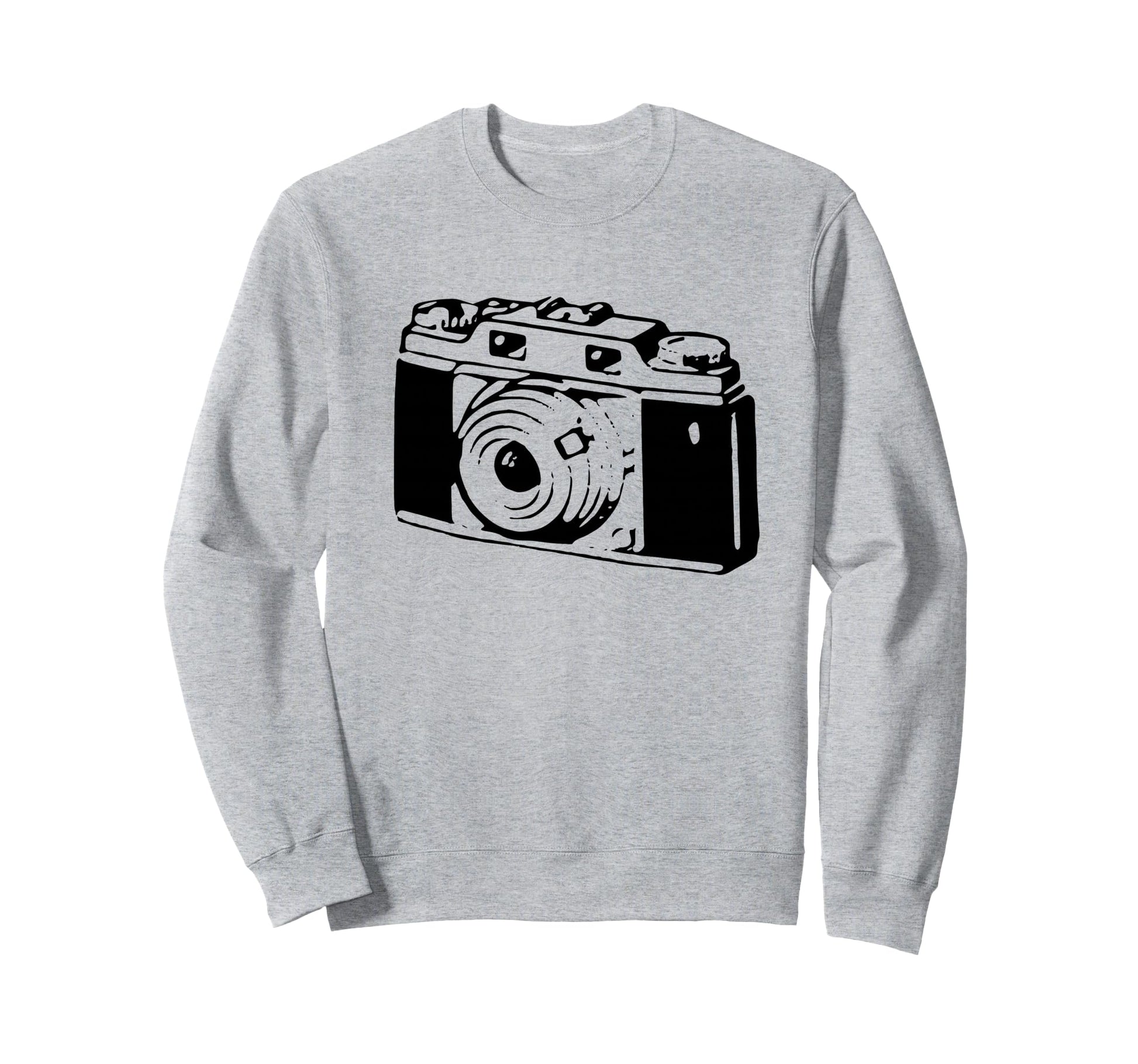 Camera Sweatshirt - Trendy Graphic for Adults - T-Shirt, Sweatshirt, Hoodie
