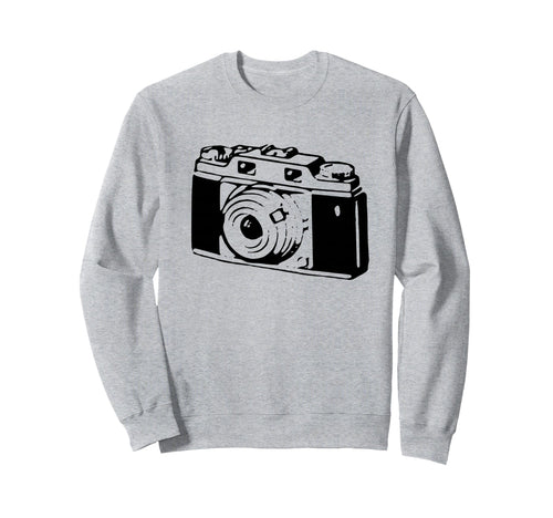 Camera Sweatshirt - Trendy Graphic for Adults - T-Shirt, Sweatshirt, Hoodie