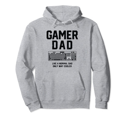 Gamer Dad Funny Pc Gamer Fathers Day Hoodie - Minimalist Print for Adults - T-Shirt, Sweatshirt, Hoodie