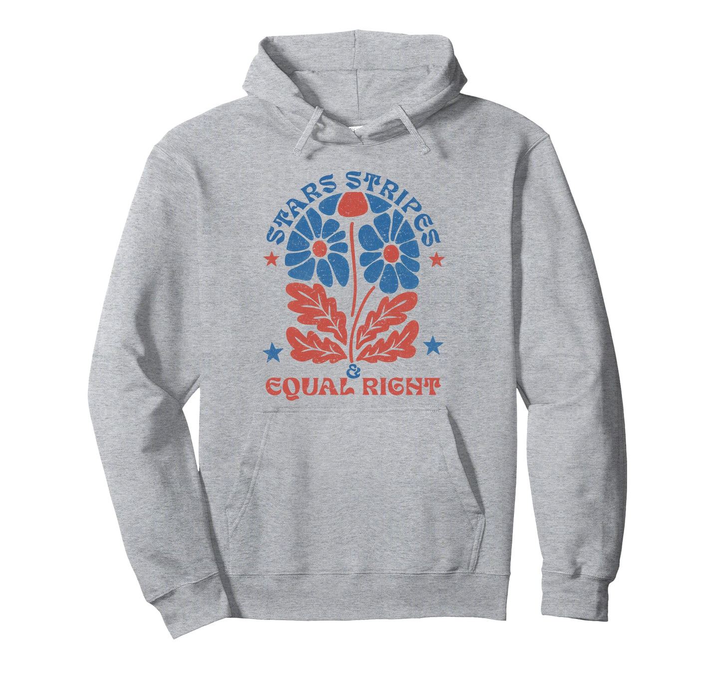 Stars Stripes And Equal Rights 4Th July Hoodie - Trendy Graphic Men Women - T-Shirt, Sweatshirt, Hoodie