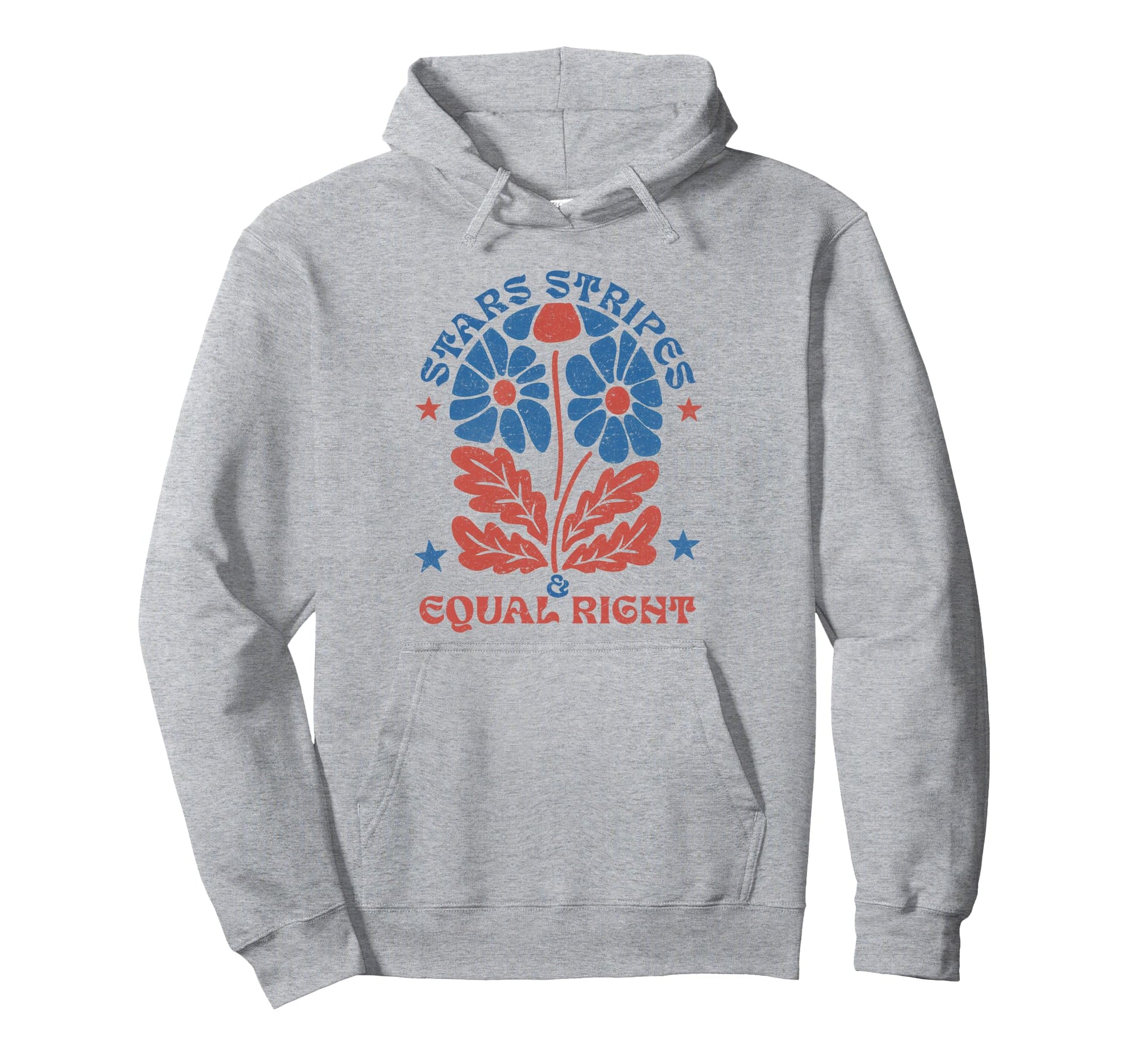 Stars Stripes And Equal Rights 4Th July Hoodie - Trendy Graphic Men Women - T-Shirt, Sweatshirt, Hoodie