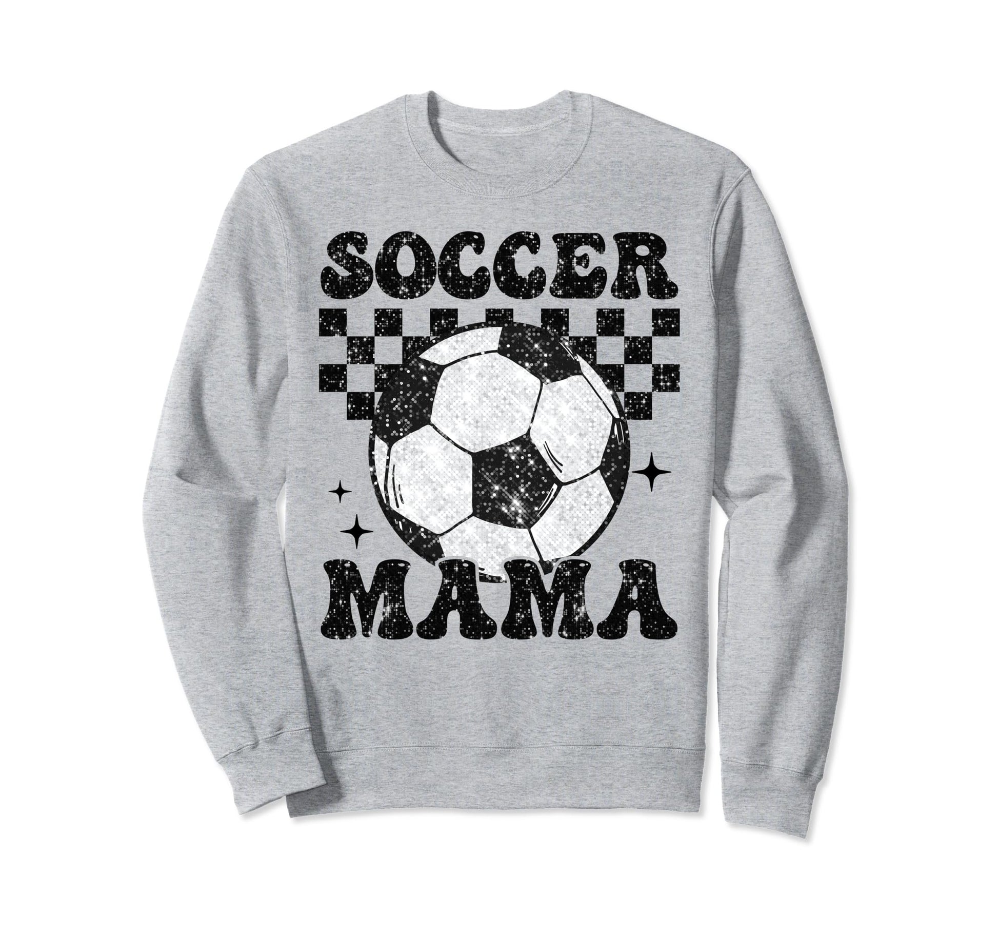 Soccer Mama Checkered Funny Soccer Sweatshirt - Custom Art Print Men Women - T-Shirt, Sweatshirt, Hoodie