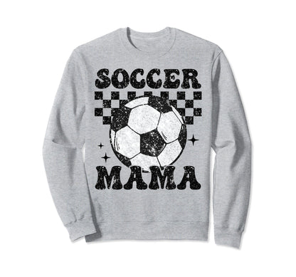 Soccer Mama Checkered Funny Soccer Sweatshirt - Custom Art Print Men Women - T-Shirt, Sweatshirt, Hoodie