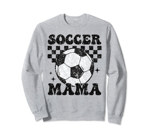 Soccer Mama Checkered Funny Soccer Sweatshirt - Custom Art Print Men Women - T-Shirt, Sweatshirt, Hoodie