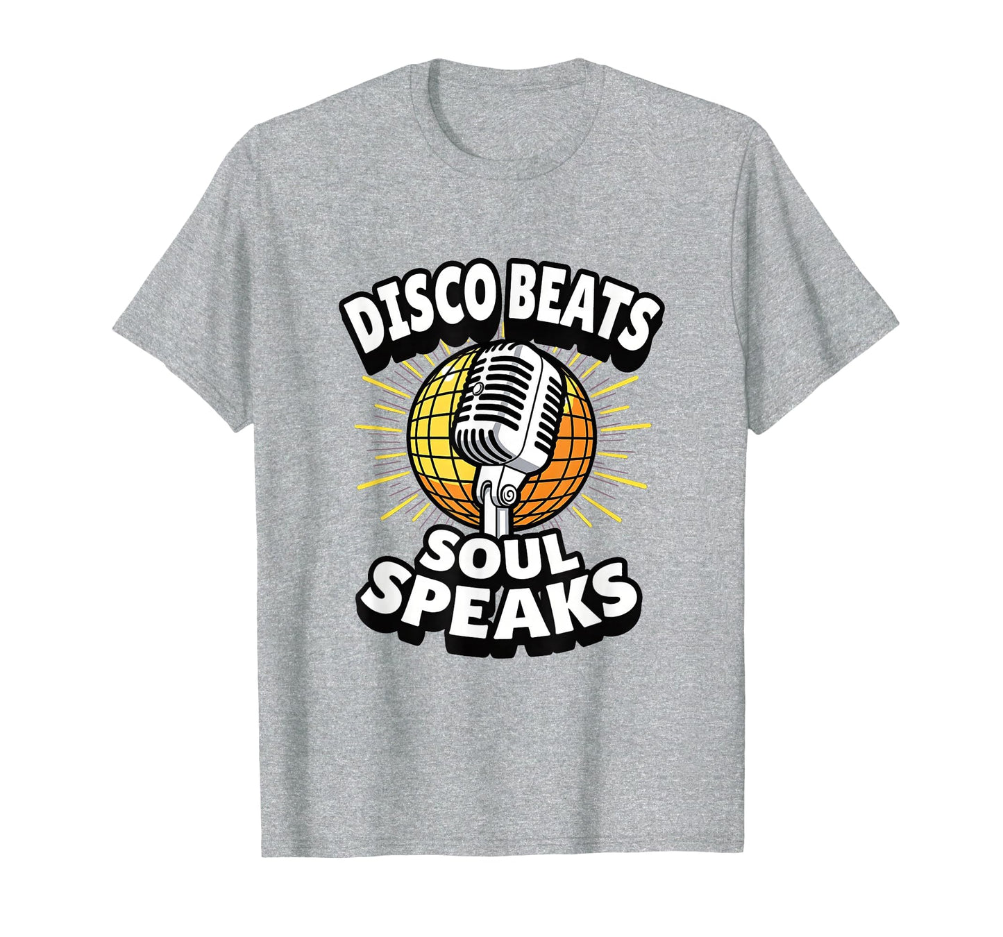 Disco Beats Soul Speaks Groove T-Shirt - Custom Art Print for Adults - T-Shirt, Sweatshirt, Hoodie