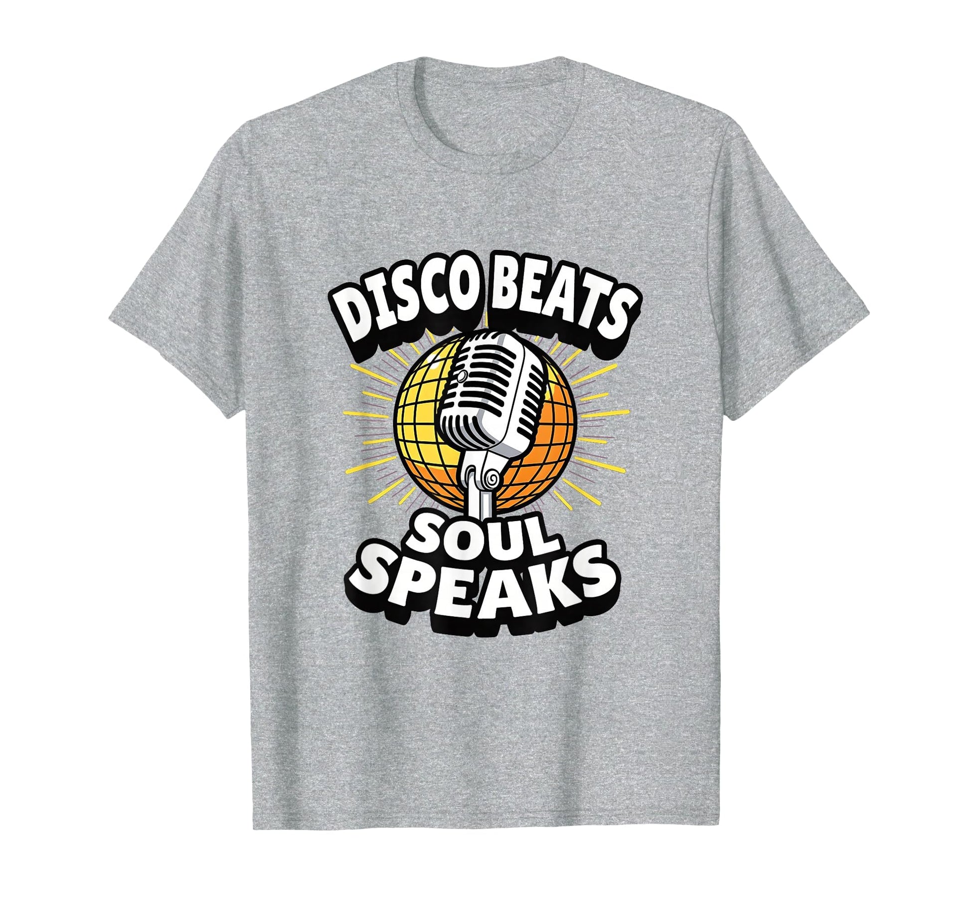 Disco Beats Soul Speaks Groove T-Shirt - Custom Art Print for Adults - T-Shirt, Sweatshirt, Hoodie