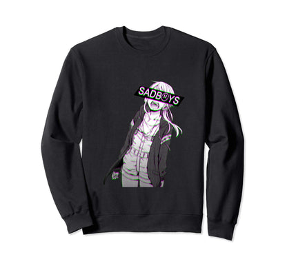 Vaporwave Sadboys Anime Waifu Sadboy Sweatshirt - Trendy Graphic Men Women - T-Shirt, Sweatshirt, Hoodie