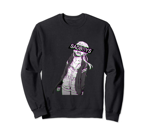 Vaporwave Sadboys Anime Waifu Sadboy Sweatshirt - Trendy Graphic Men Women - T-Shirt, Sweatshirt, Hoodie