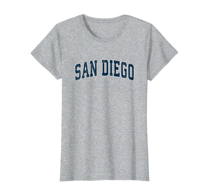 San Diego California Ca Varsity Sports T-Shirt - Fun Novelty Design Unisex - T-Shirt, Sweatshirt, Hoodie