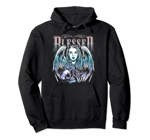 Angelcore Aesthetic Grunge Goth Punk Hoodie - Minimalist Print for Adults - T-Shirt, Sweatshirt, Hoodie