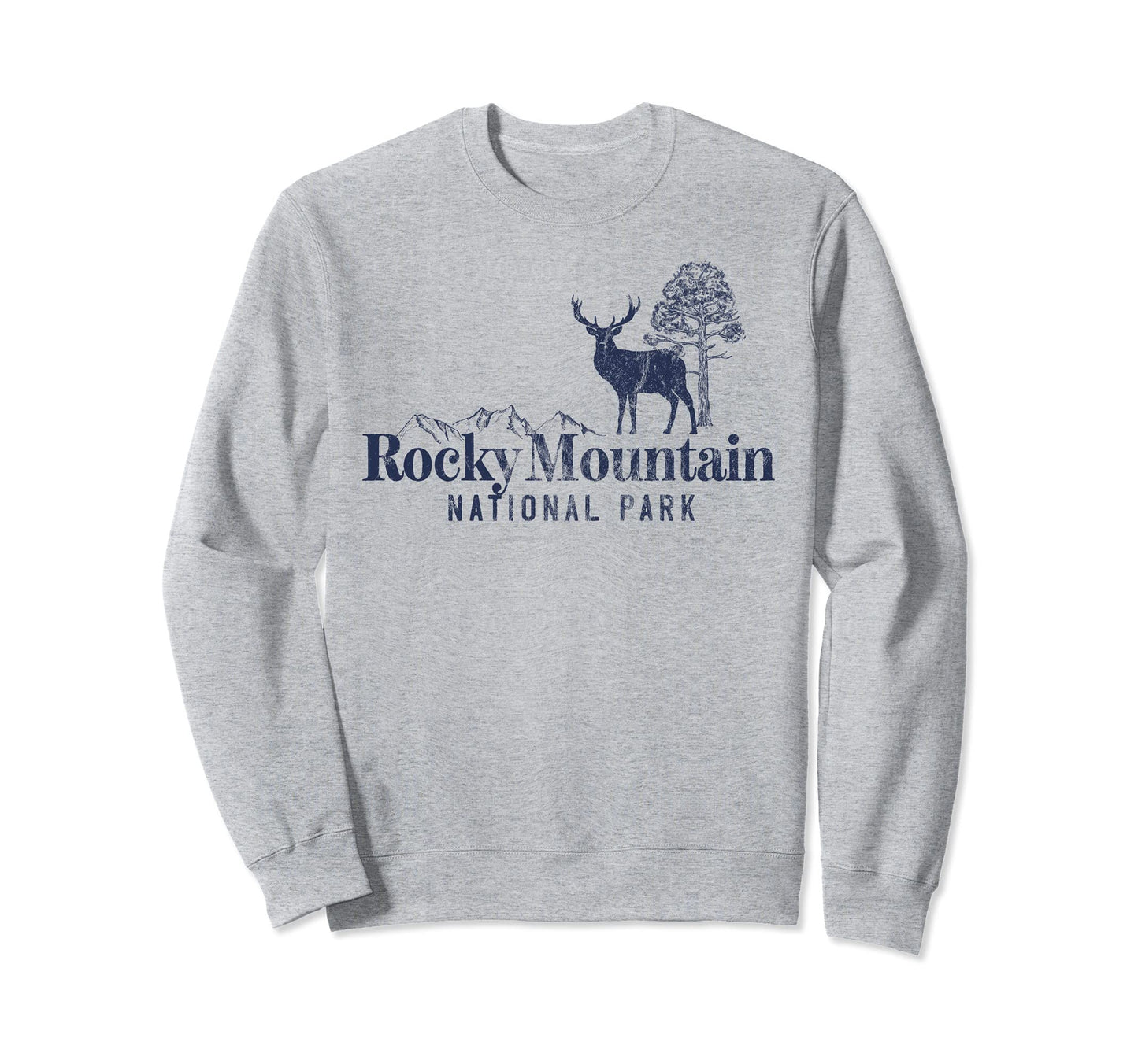 Rocky Mountain National Park 70S Sweatshirt - Novelty Apparel for Adults - T-Shirt, Sweatshirt, Hoodie