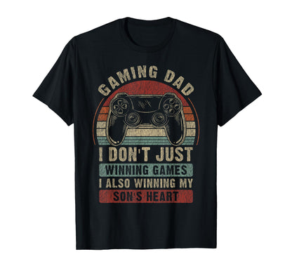 Gaming Dad Father Son Fathers Day T-Shirt - Aesthetic Graphic Men Women - T-Shirt, Sweatshirt, Hoodie