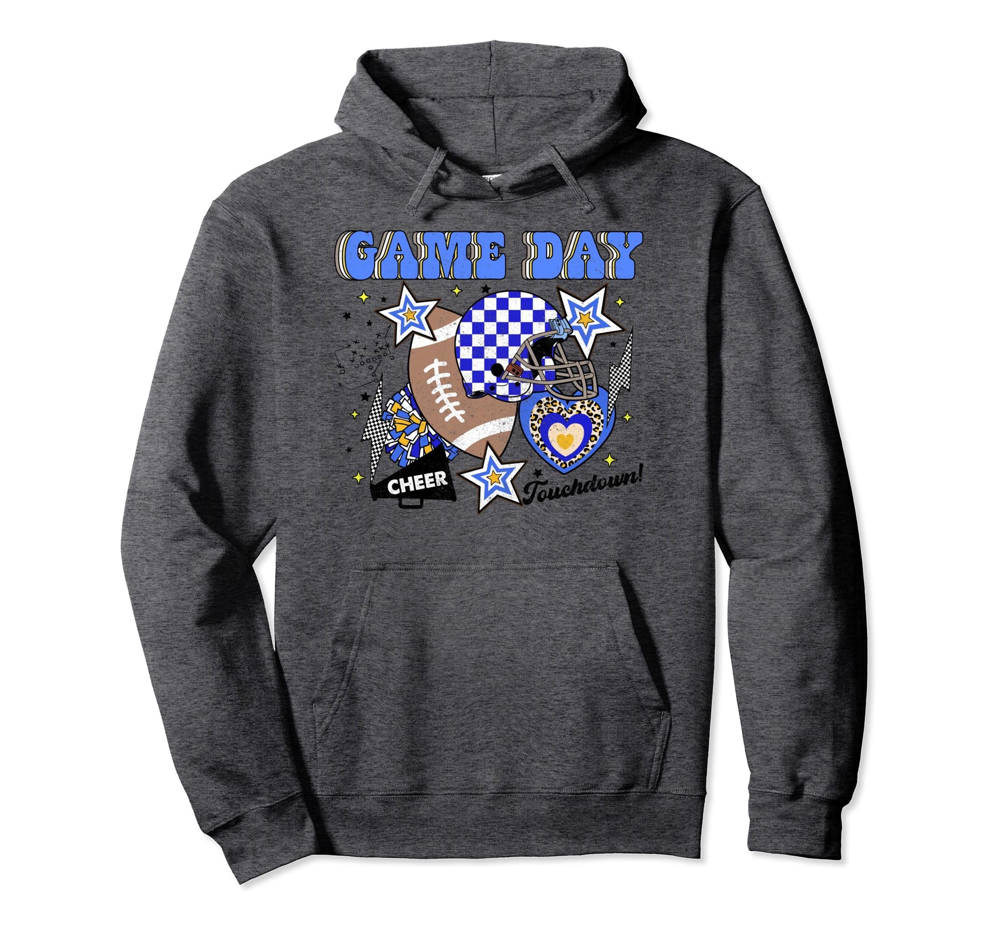 Funny Football Lover Game Day Vibes Hoodie - Streetwear Style Men Women - T-Shirt, Sweatshirt, Hoodie